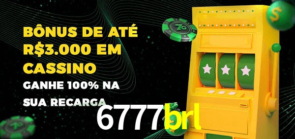 6777brl melhor bônus de depósito